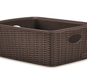 20633 - ELEGANCE kosár magas M barna (STEFANPLAST 30972)