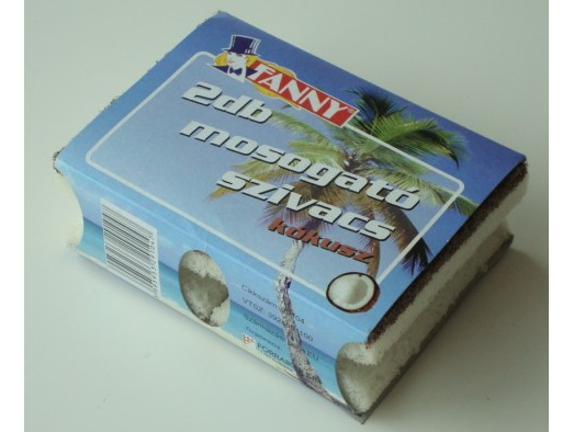 29104 - FANNY mosogatószivacs formázott 2 db KÓKUSZ (FORRAIKER 29104)