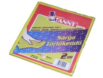 29405 - FANNY törlőkendő sárga 2 db (FORRAIKER 29405)
