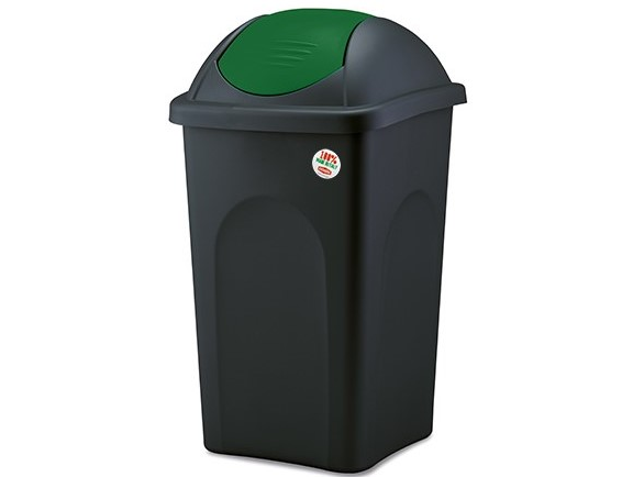 51699 - MULTIPAT szemetes 60 literes ében/zöld (STEFANPLAST 70206)