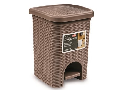 51708 - ELEGANCE pedálos szemetes 6 literes torto (STEFANPLAST 30101)