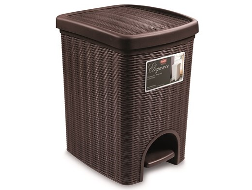 51715 - ELEGANCE pedálos szemetes 20 literes barna (STEFANPLAST 30801)