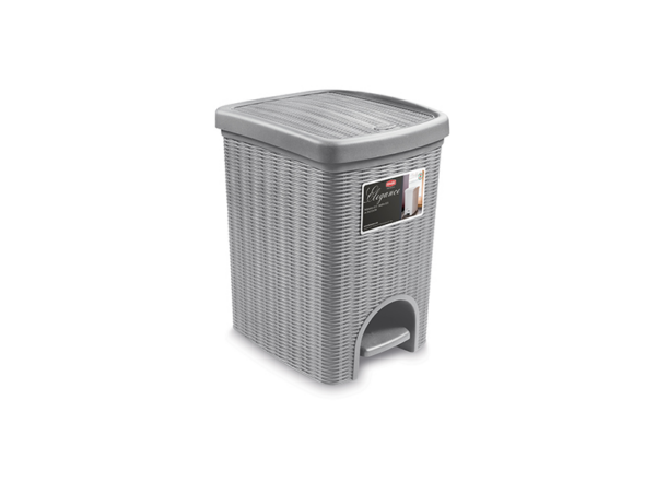 51720 - ELEGANCE pedálos szemetes 20 literes szürke (STEFANPLAST 30798)