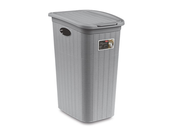 51786 - ELEGANCE szennyestartó 36 literes szürke (STEFANPLAST 30512)
