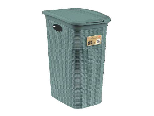 51787 - ELEGANCE szennyestartó 36 literes zöld (STEFANPLAST 30513)