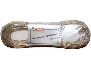 52012 - FANNY ruhaszárító kötél acél 20 méteres (FORRAIKER 52012)