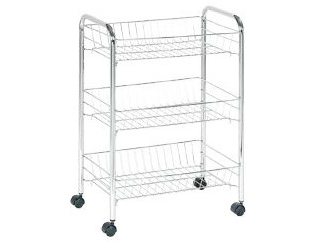 90023 - BRILLY 3 gurulós tároló króm (ARTEX 11.16.30)