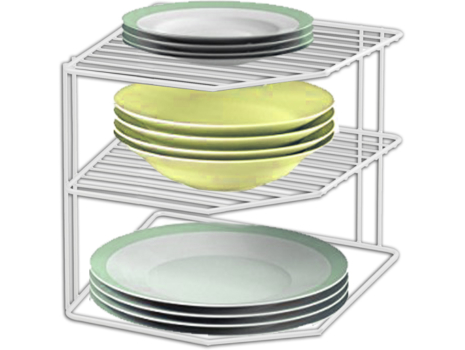 90059 - BRACKET 3 tányértartó fehér epoxy (ARTEX 27.12.21)