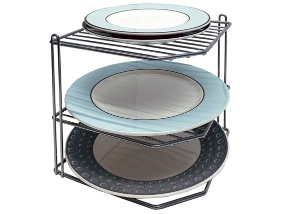 90060 - BRACKET 3 tányértartó ezüst epoxy (ARTEX 27.12.22)