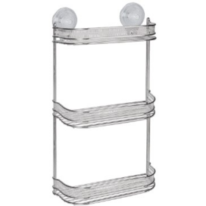 90176 - FLOWER polc egyenes 3 részes króm (ARTEX 22.16.29)