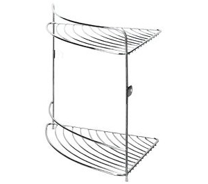 90207 - RAINBOW sarokpolc 2 részes króm (ARTEX 29.15.35)