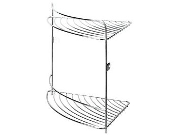 90207 - RAINBOW sarokpolc 2 részes króm (ARTEX 29.15.35)