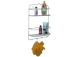 90211.png 90211 - LAGUNE polc akasztóval króm (ARTEX 29.15.25)