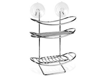 90213 - STAR sampontartó keskeny króm (ARTEX 29.16.15)