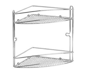 90222 - STAR sarokpolc 2 részes króm (ARTEX 29.16.60)