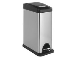 90286 - LOGICA 8 literes pedálos szemetes inox (ARTEX 21.40.01)