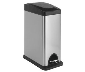 90287 - LOGICA 15 literes pedálos szemetes inox (ARTEX 21.40.11)