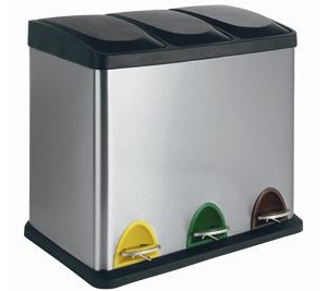 90292 - LOGICA 45 literes pedálos szemetes inox (ARTEX 21.40.13)