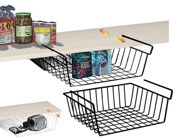 90326 - BLACK GLOBE 40 vendégpolc fekete szinterezett (ARTEX 29.25.32)