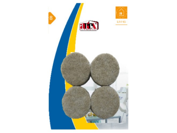 90347 - Kopásgátló filc átmérő 38 mm 8 db bézs (ARTEX 22.02.84)