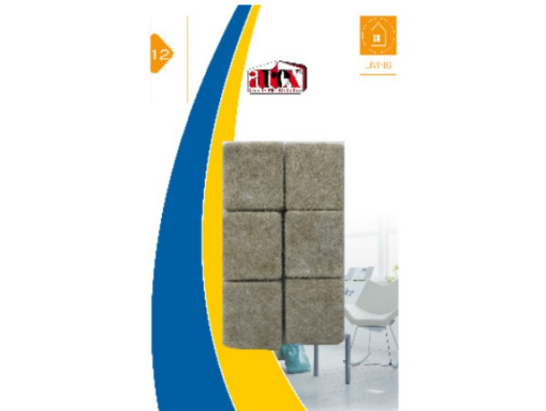 90348.png 90348 - Kopásgátló filc 25x25 mm 12 db bézs (ARTEX 22.02.85)