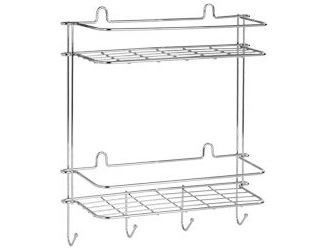 90405 - SLIM polc egyenes 2 részes króm (ARTEX 27.10.34)