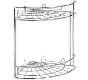 90407 - SLIM sarokpolc 2 részes króm (ARTEX 27.10.38)