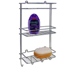 90415 - SLIM polc egyenes 3 részes króm (ARTEX 27.10.35)