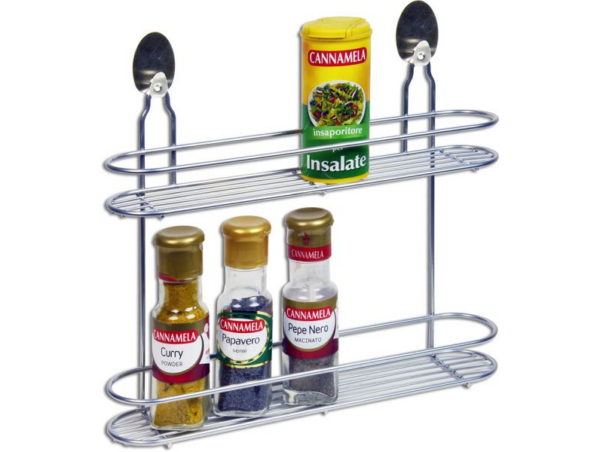 90507 - CUKY PROOF fűszerpolc 2 részes ezüst epoxy (ARTEX 29.21.22)