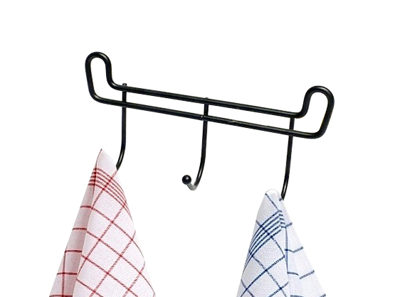 90683 - BLACK GLOBE akasztó 3 ágú fekete epoxy (ARTEX 29.25.20)