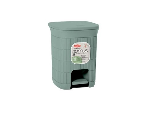 51813 - DOMUS pedálos szemetes 6 literes tea zöld (STEFANPLAST 90402)
