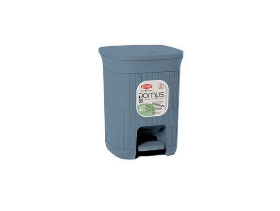 51814 - DOMUS pedálos szemetes 6 literes füst kék (STEFANPLAST 90403)