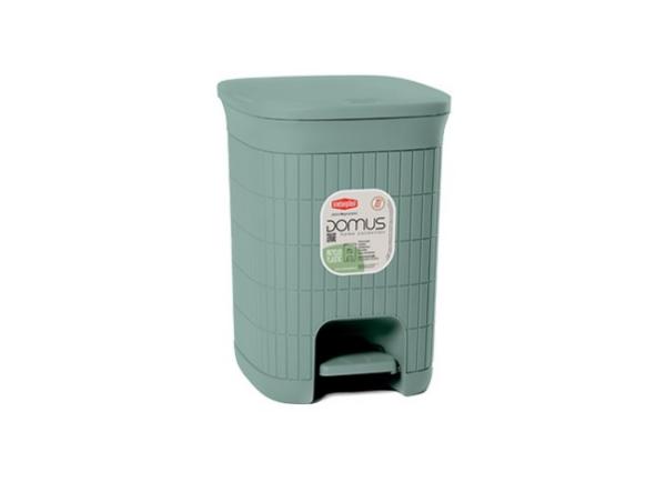 51823 - DOMUS pedálos szemetes 20 literes tea zöld (STEFANPLAST 90302)