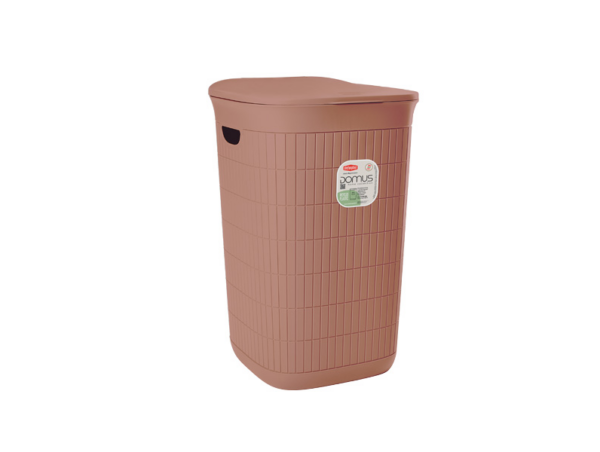 51835 - DOMUS szennyestartó 50 literes csoki barna (STEFANPLAST 90204)